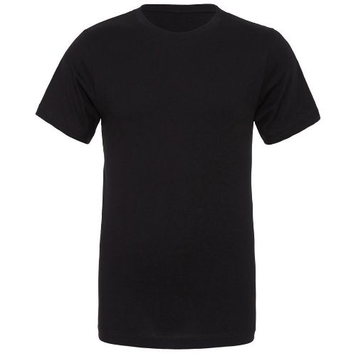 Bella Canvas Unisex Polycotton Short Sleeve T-Shirt Black